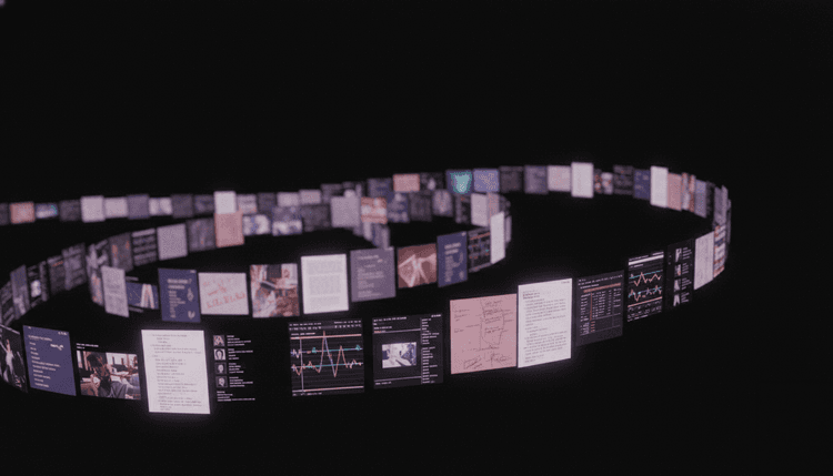 Abstract digital interface patterns